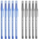 10 ks x BIC Round Stic Classic pero 1,0 mm: 5x modré + 5x čierne