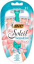 Holiaci strojček Bic Miss Soleil 3 Sensitive 3x