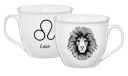 Porcelánový hrnček AMBITION, znamenia ZODIAC, LEV, 550ML