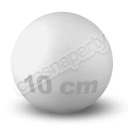 Polystyrénová guľa, priemer 10 cm, 4 ks.