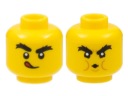 Lego New Head Head Žltý jazyk, fúka 3626cpb3088