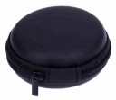 ČIERNE POUZDRO NA SLÚCHADLÁ PEVNÝ KRYT NA Zips 8 cm TVRDÉ POUZDRO AK223G