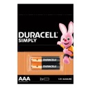 SADA ALKALICKÝCH BATÉRIÍ 2 AAA LR03 Duracell
