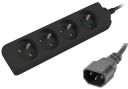 Power strip UPS predlžovací kábel 4x 230V 1M C14