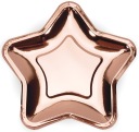 PAPIEROVÉ TANIERE STAR PINK GOLD 6. narodeniny