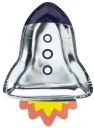 Narodeninové taniere Space Rocket, 21,5 x 29,5 cm