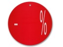 ŠTÍTOK OKRUHOVÝ CIRCLE FI 24CM - % REKLAMNÁ TABUĽKA