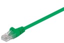 CAT 5E U/UTP patchcord LAN kábel, zelený, 0,5 m