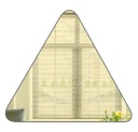 Akryl ZRKADLO trojuholník 10x8,8 cm LZ-93