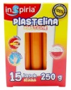 ORANŽOVÁ školská plastelína 15 tyčiniek 250g Inspiria 9882