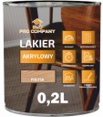 Pro Company Akrylový lak na drevo 0,2L Lesk