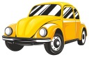 NÁLEPKA NA OKENNÉ ZRKADLO OKNO VOLKSWAGEN Beetle