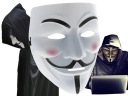 ANONYMNÁ VENDETTA MASKA STOP ACTA KARNEVAL