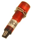 Kontrolka napájania 10mm XD10-3 červená 24V