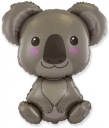 Fóliový balónik KOALA BEAR Medvedík Zvieratká Lesná narodeninová párty 31cm