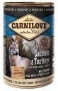Carnilove Adult Divoké mäso Losos s morkou 400g