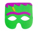 Maska Frankenstein z plsti 18x17cm Halloween