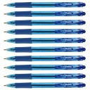 WOW Pentel modré automatické guľôčkové pero BK417 - 10 ks