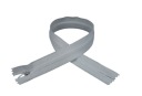 Zips, KRYTÝ Zips, ČIPKA, 50cm, POPOL SIVÁ, S2