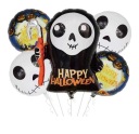 Sada 5 halloweenskych balónov duchov