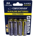 ALKALICKÉ BATÉRIE LR6 AA x8 1,5V 8 ks BLISTER