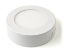 LED panelové svietidlo, prisadené stropné svietidlo, 6W, okrúhle, neutrálne biele