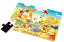 Magnetické puzzle bloky magnet SAFARI 21 EL