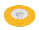 SATÉNOVÁ STUHA NA VEĽKONOČNÚ DEKORÁCIU 6MM 32MB TMAVO ŽLTÁ