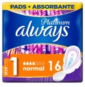 Hygienické vložky Always Platinum Normal 16 kusov