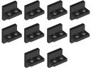 LEGO Bracket Plate 2x2 1x2 Black Black 10 dielikov 6250020 41682