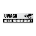 Nálepka na tabuľu Monitorované zariadenie 21x7cm
