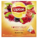 Lipton Ochutený čierny čaj Lesné ovocie pyramídy 20 ks 34g
