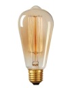 Ozdobná ŽIAROVKA E27 RETRO Edison ST64 - DYMOVÉ SKLO - SILNÁ
