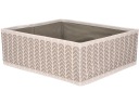 Textilná BOX ORGANIZÁTOR KOŠÍK 28 x 24 x 10 cm - do ŠATNÍKA