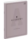 Zápisník A5/60 Mriežka 90g Academy Interprint