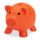 PRASIATKO Otváracie PVC oranžové 9x7x7cm na peniaze, mince