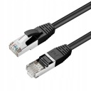 MicroConnect F/UTP CAT6 0,5m Čierna LSZH