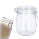 JAR, patentovaná sklenená nádoba s weck klipom a weki vrchnákom, 750 ml