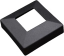 Čierna maskovacia rozeta pre stĺpik 40mmx40mm 40x40