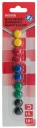 KANCELÁRSKE MAGNETY NA DOSKY 15MM X 10 KS MIX FARBA