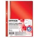 Zasúvacia zložka Office Products, 2-dierová, červená - 1 ks.