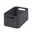 Curver Rattan S 205826 Košík Šedá krabička