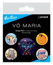 Vo Maria ihlice do batohu na oblečenie Sada 5 ks