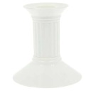 Plastový svietnik na SPOJNÉ SVIEČKY, dekorácia SPOLOČENSTVO, biely, 8 cm