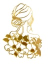 SIDE CAKE TOPPER BRIDGE PARTY WOMAN