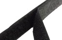 Krajčírsky suchý zips 20 mm na šitie, sada suchých zipsov bez lepidla, ČIERNA