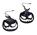 HALLOWEENSKÉ NÁUŠNICE Tekvice tmavé 2 ks