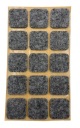 Samolepiace plstené podložky pod štvorcový nábytok – ŠEDÁ 28x28mm