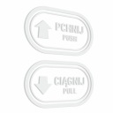 Samolepky Push Pull Push Pull 7x12