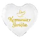 Balón na prijímanie, srdce, sväté prijímanie, 45 cm, na HEL